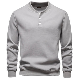 Jongman™ | Felpa Fleece con Design a Bottoni