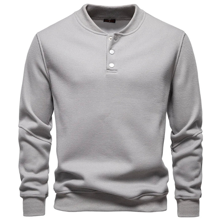 Jongman™ | Felpa Fleece con Design a Bottoni