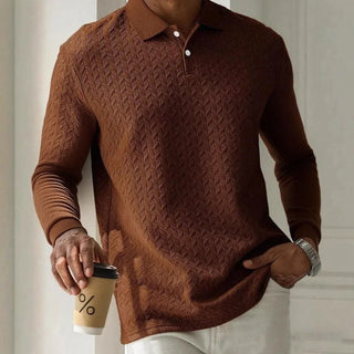 Jongman™ | Polo Casual Uomo Con Maniche Lunghe