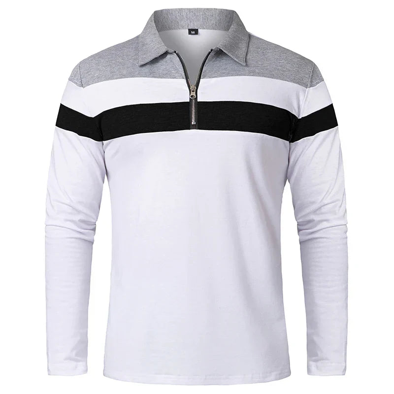 Jongman™ | Polo a Righe con Zip
