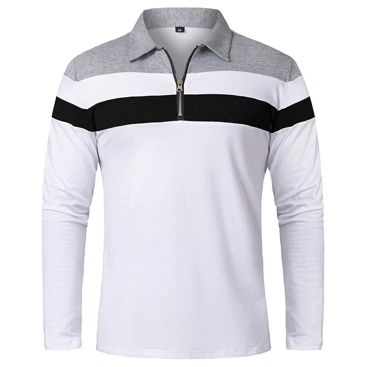 Jongman™ | Polo a Righe con Zip