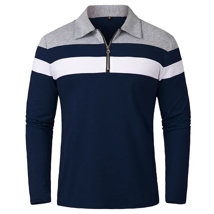 Jongman™ | Polo a Righe con Zip