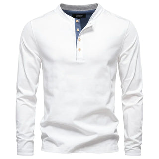 Jongman™ | Camicia Henley da Uomo con Maniche Lunghe