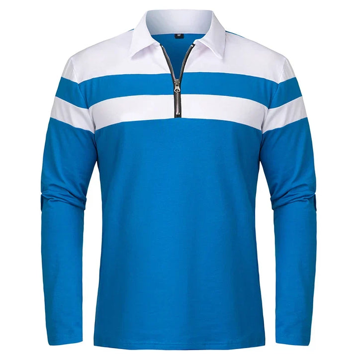 Jongman™ | Polo a Righe con Zip