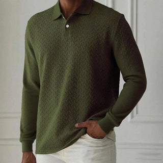 Jongman™ | Polo Casual Uomo Con Maniche Lunghe