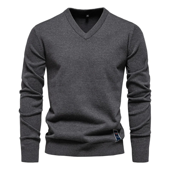 Jongman™ | Maglione da Uomo in Cotone con Collo a V