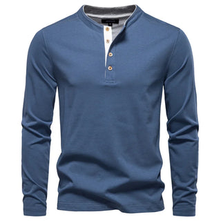 Jongman™ | Camicia Henley da Uomo con Maniche Lunghe