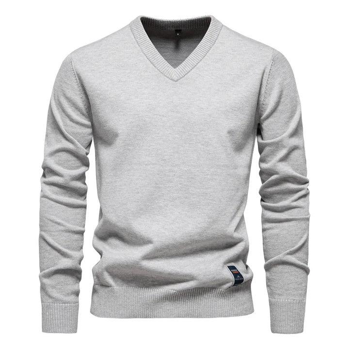 Jongman™ | Maglione da Uomo in Cotone con Collo a V
