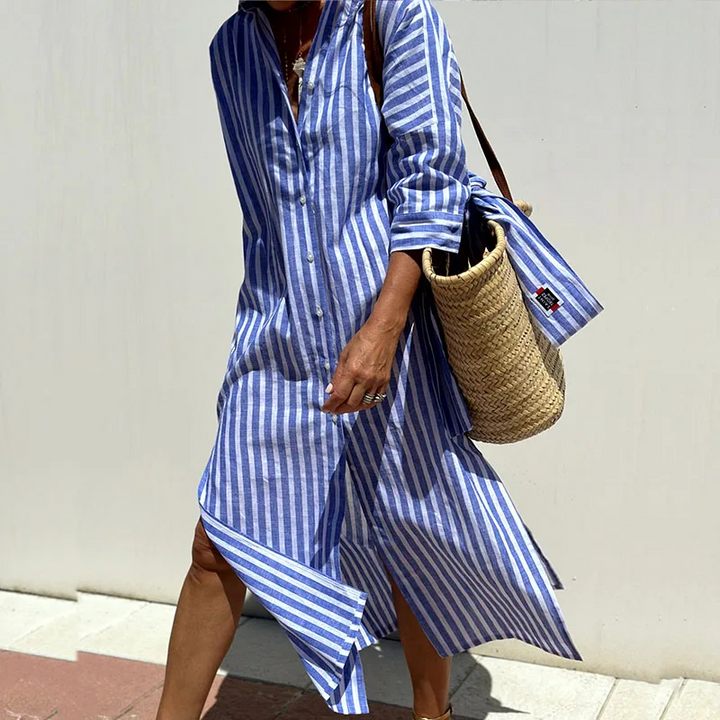 Sophie | Abito camicia elegante a righe