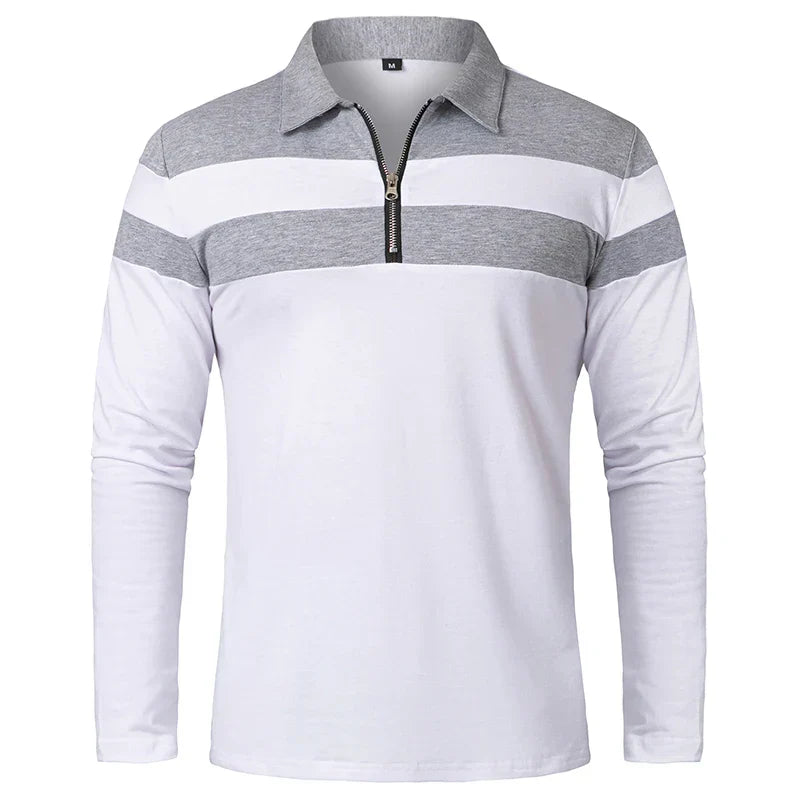 Jongman™ | Polo a Righe con Zip