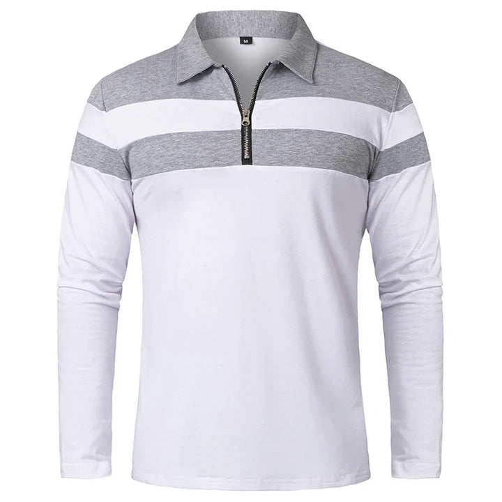 Jongman™ | Polo a Righe con Zip