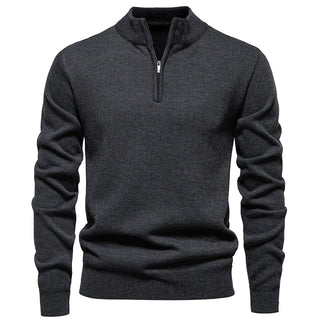 Jongman™ | Maglione Casual In Maglia Con Mezza Cerniera