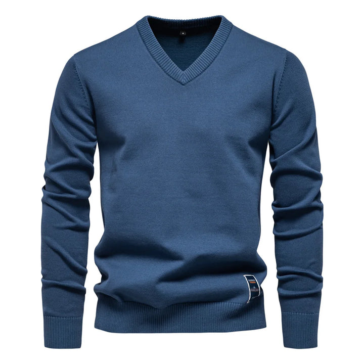Jongman™ | Maglione da Uomo in Cotone con Collo a V