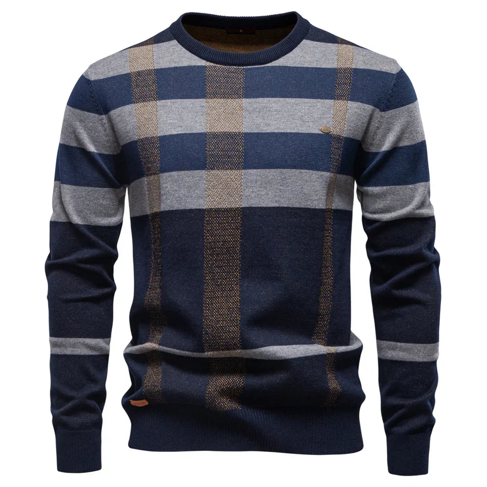 Jongman™ | Maglione da Uomo In Maglia Con Design a Rombi
