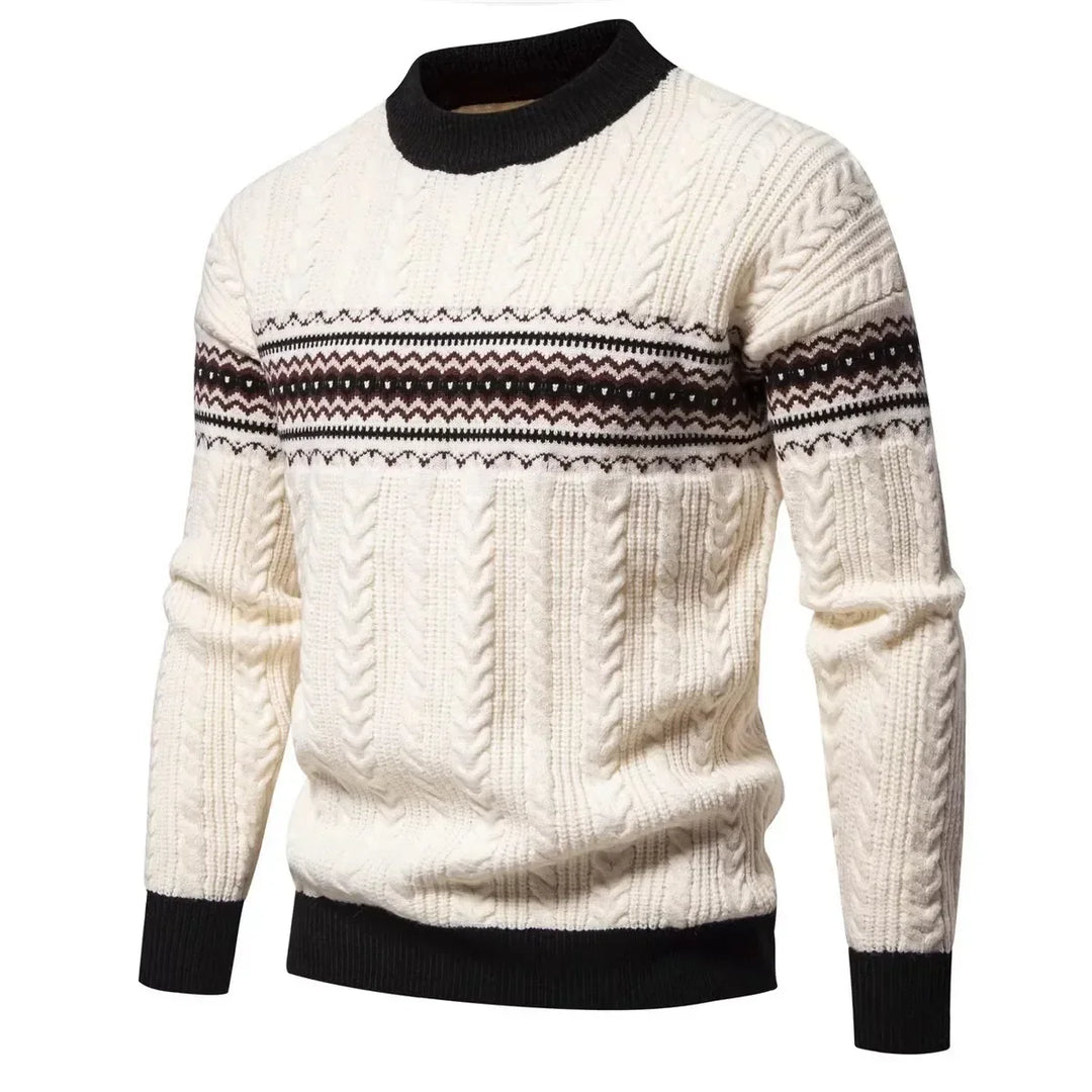 Jongman™ | Maglione Etnico e Lavorato a Maglia Premium