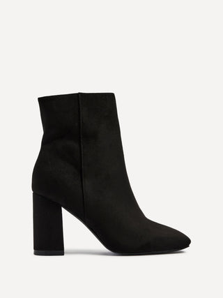 Selene | Stivaletti eleganti in eco-suede con tacco a blocco