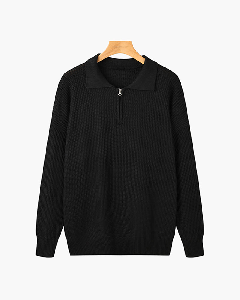 GONGJU Maglione con Zip