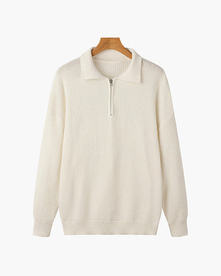 GONGJU Maglione con Zip