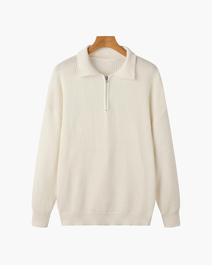 GONGJU Maglione con Zip
