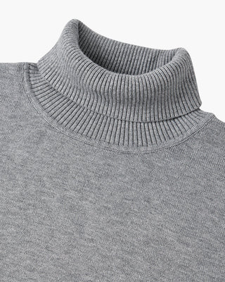 JANGSAN Maglione a Collo Alto in Lana Merino