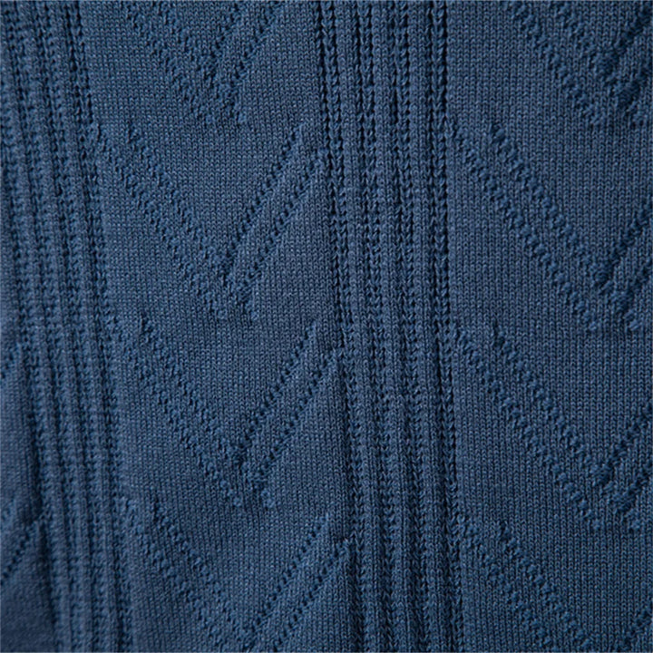 Jongman™ | Polo di Lusso In Maglia Con Collo A V