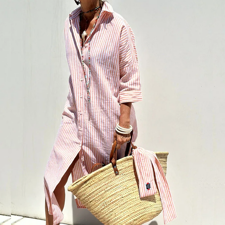 Sophie | Abito camicia elegante a righe