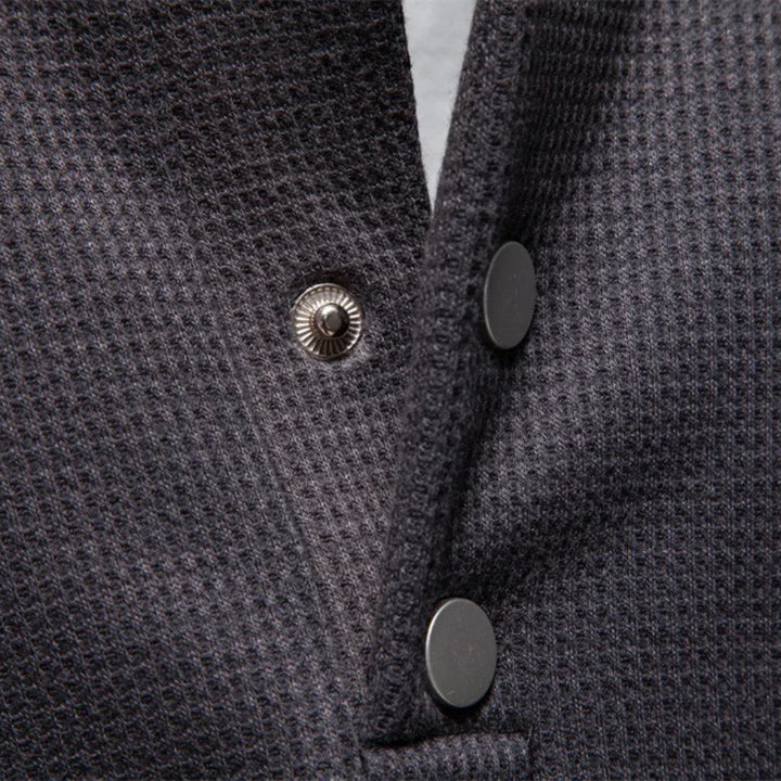 Jongman™ | Felpa Fleece con Design a Bottoni