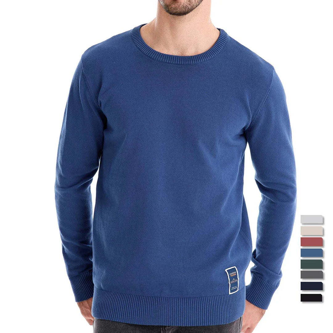 Jongman™ | Maglione Casual con Collo Rotondo