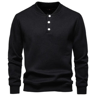 Jongman™ | Felpa Fleece con Design a Bottoni