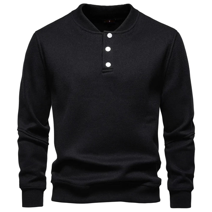 Jongman™ | Felpa Fleece con Design a Bottoni