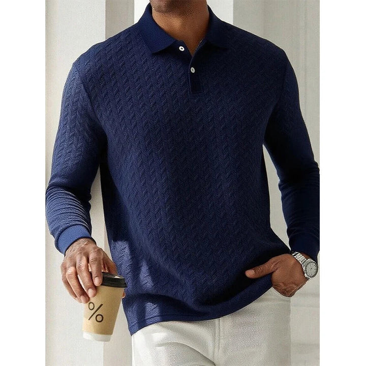 Jongman™ | Polo Casual Uomo Con Maniche Lunghe