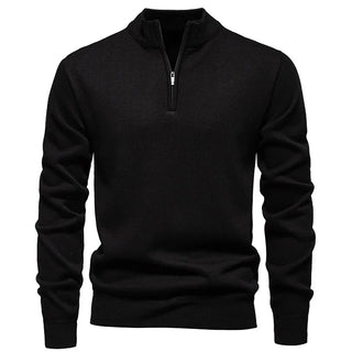 Jongman™ | Maglione Casual In Maglia Con Mezza Cerniera