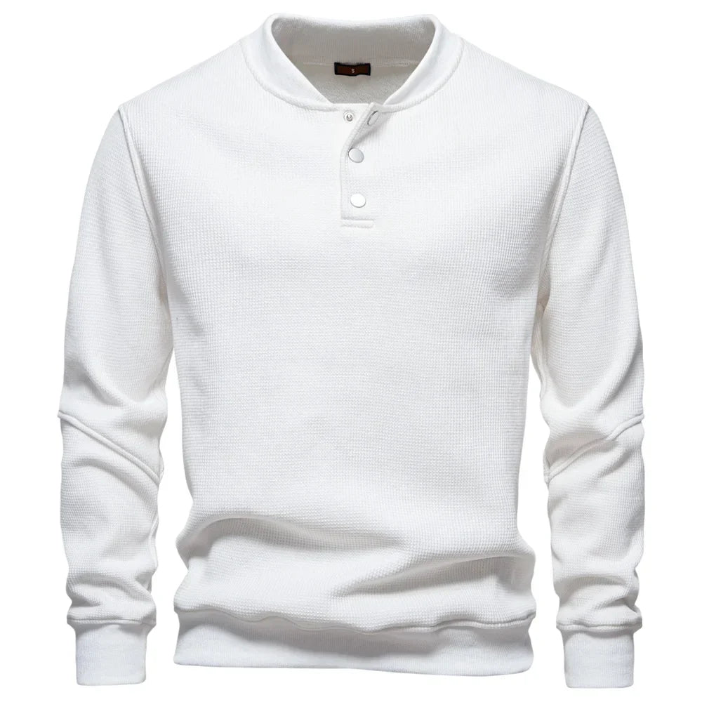 Jongman™ | Felpa Fleece con Design a Bottoni
