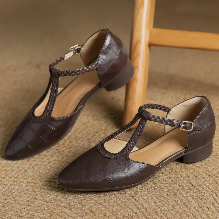 Clara | Scarpe Mary Jane in pelle ortopedica
