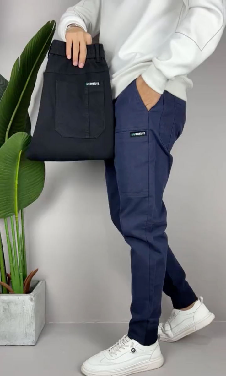 Tommaso | Pantaloni cargo elasticizzati premium
