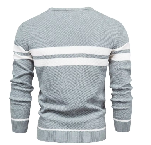 Jongman™ | Maglione da uomo moderno con design a righe