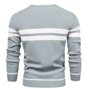 Jongman™ | Maglione da uomo moderno con design a righe