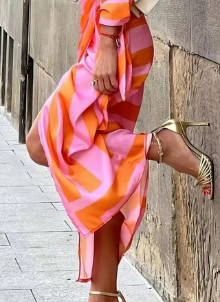 Amelia | Vestito avvolgente stampato