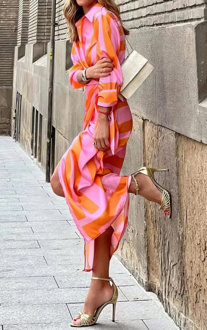 Amelia | Vestito avvolgente stampato