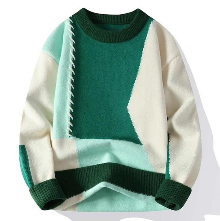 Verre Blanc | Maglione patchwork alla moda
