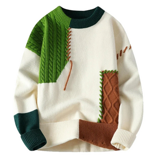 Verre Blanc | Maglione patchwork alla moda