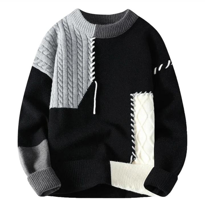 Verre Blanc | Maglione patchwork alla moda