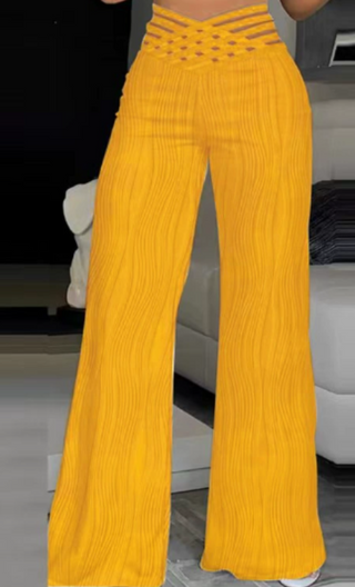 Emma | Pantaloni a vita alta incrociati