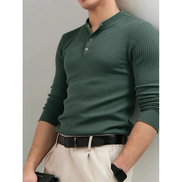Jongman™ | Polo Invernale Casual Con Bottoni