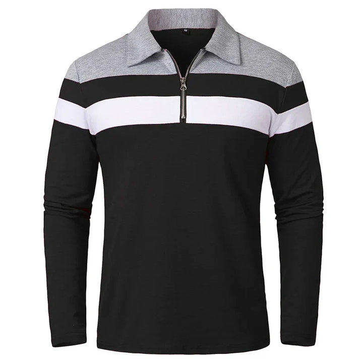 Jongman™ | Polo a Righe con Zip