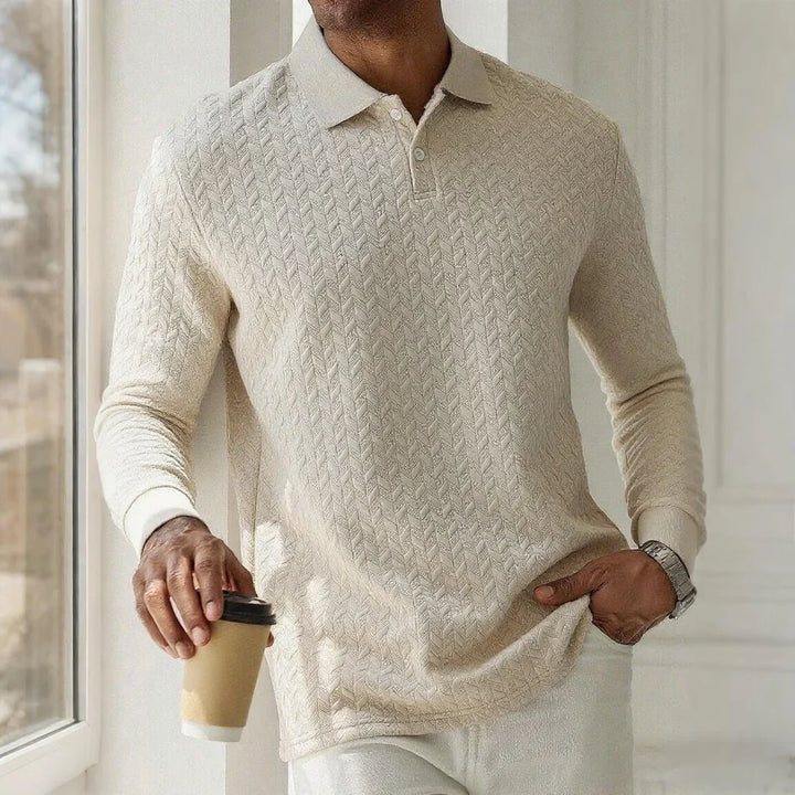 Jongman™ | Polo Casual Uomo Con Maniche Lunghe