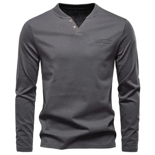 Jongman™ | T-Shirt Henley a Maniche Lunghe (1+1 GRATIS)