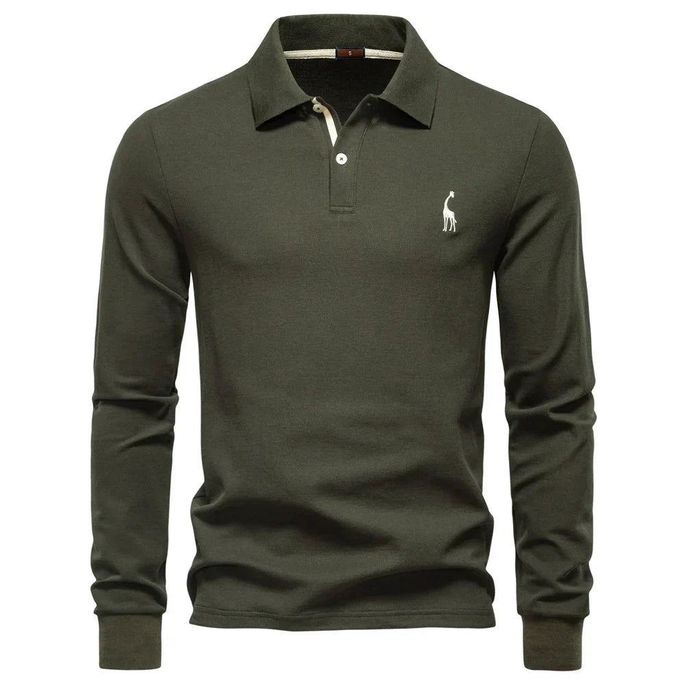 Jongman™ | Maglietta Polo Casual Autunnale