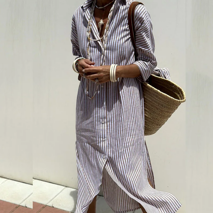 Sophie | Abito camicia elegante a righe