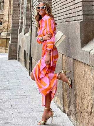 Amelia | Vestito avvolgente stampato